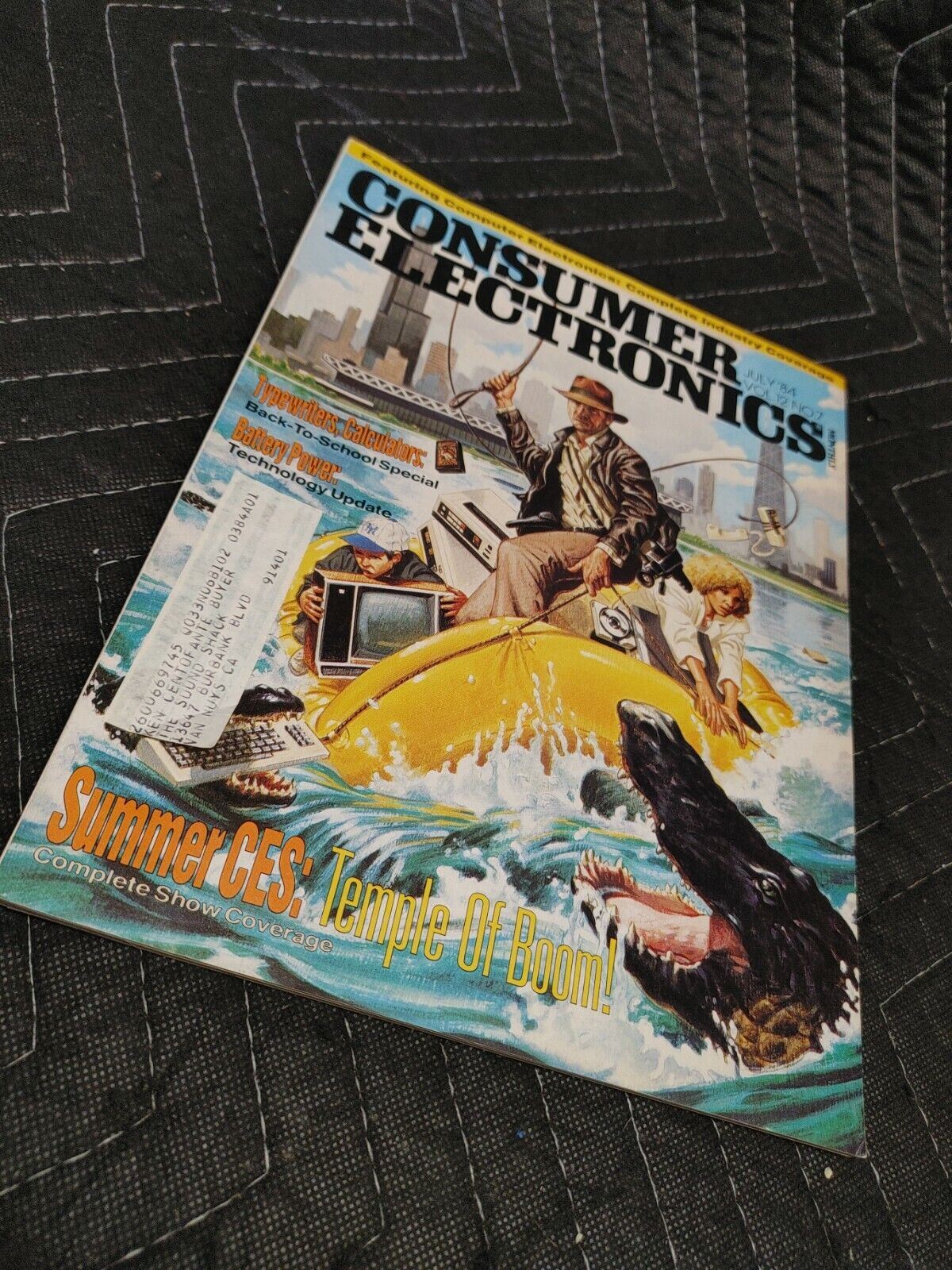 Consumer Electronics Monthly Magazine July 1984 Indiana Jones Goonies Commodore