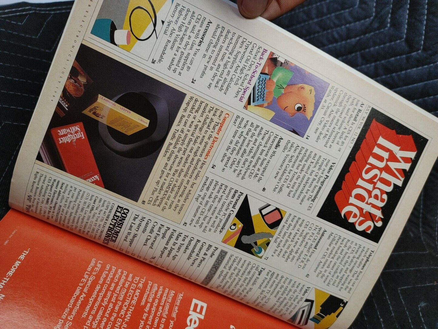 Consumer Electronics Monthly Magazine July 1984 Indiana Jones Goonies Commodore