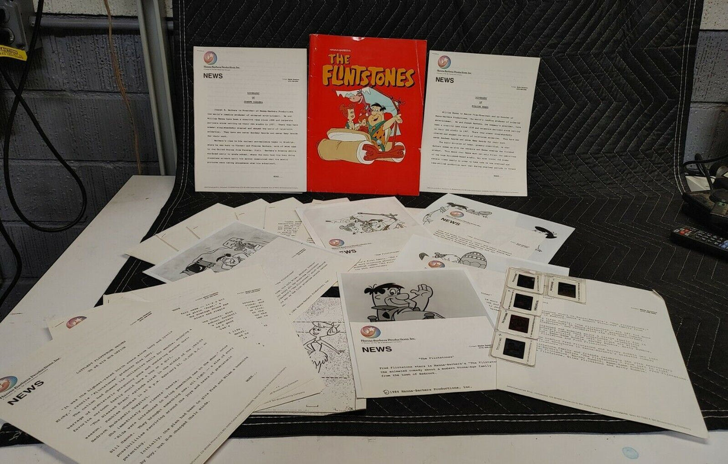 The Flintstones 1984 Hanna-Barbera Productions Media Kit - Unobtainable