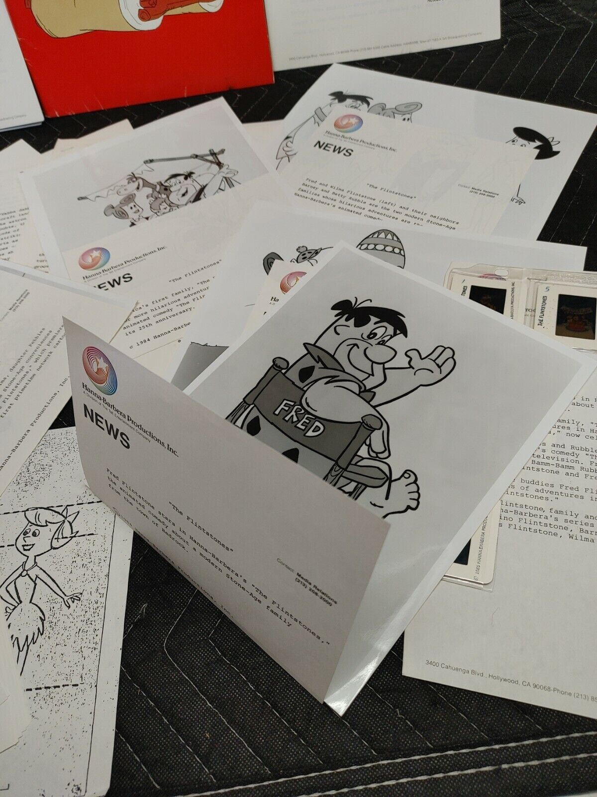 The Flintstones 1984 Hanna-Barbera Productions Media Kit - Unobtainable