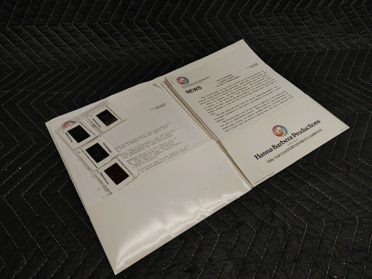 The Flintstones 1984 Hanna-Barbera Productions Media Kit - Unobtainable