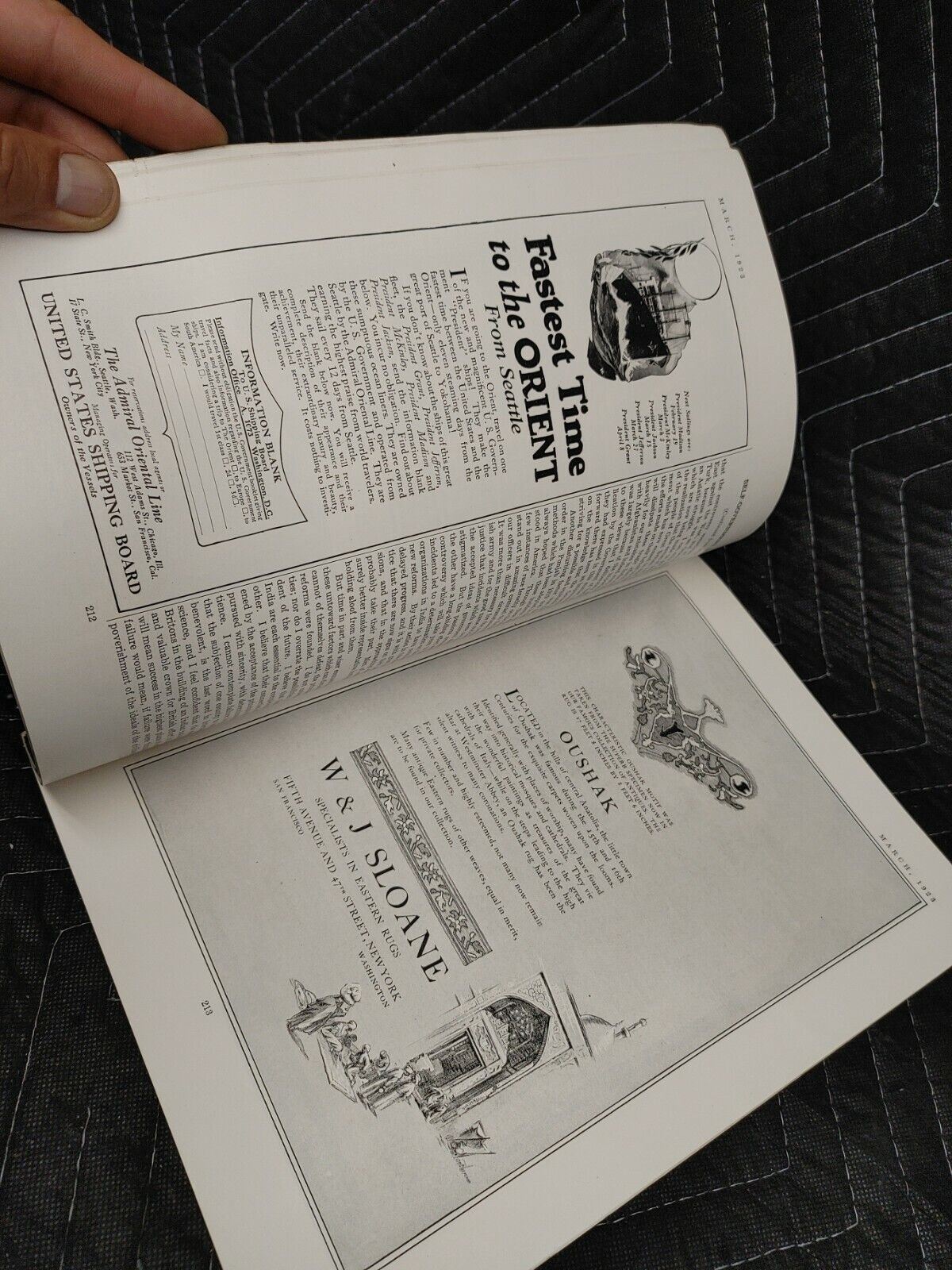 Antique March 1923 Asia Magazine, The American Magazine on the Orient