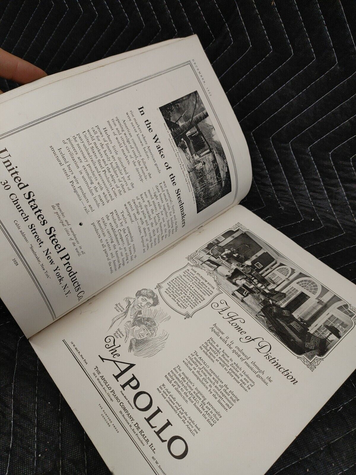 Antique December 1922 Asia Magazine, The American Magazine on the Orient