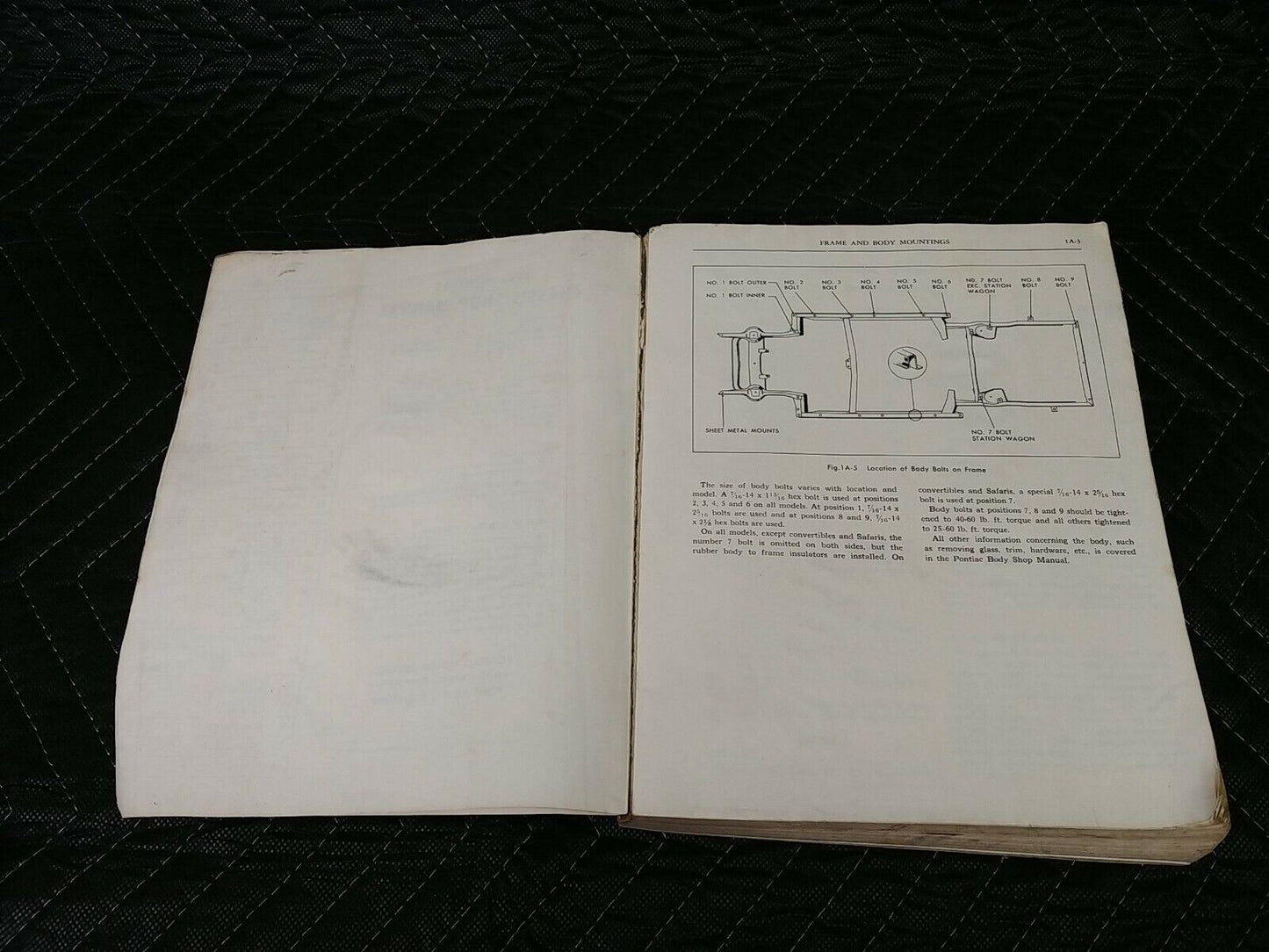 1962 Pontiac Full Size Car Chassis Service Shop Manual 62