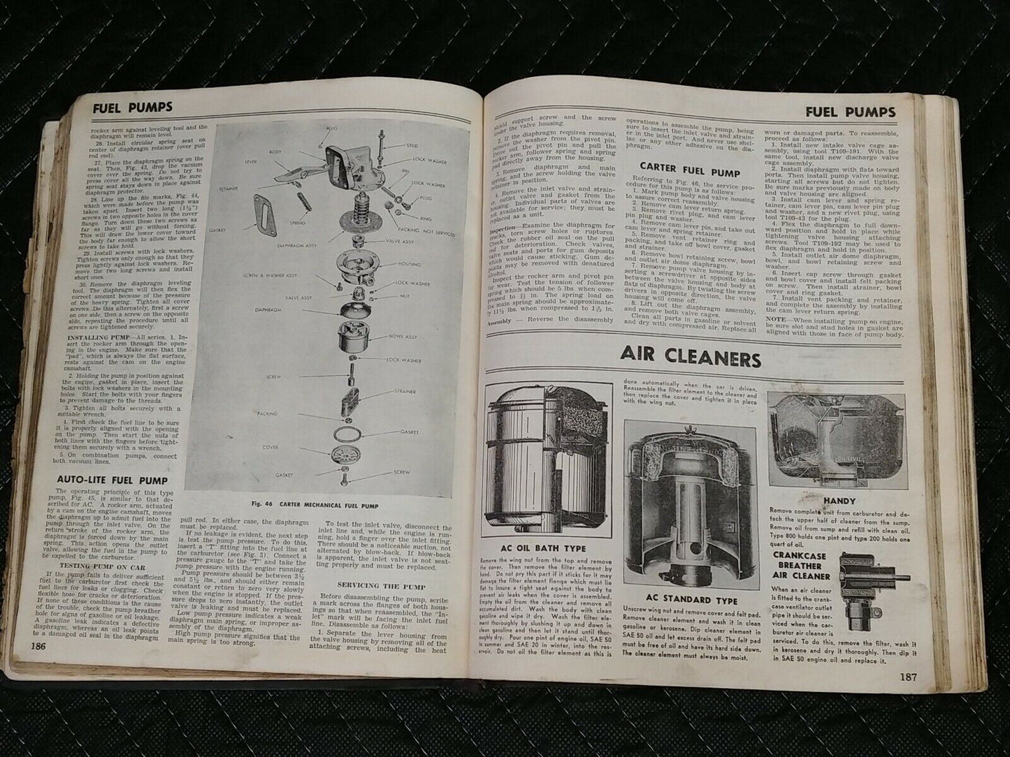 1952 Motors Auto Repair Manual Fifteenth Edition First Printing