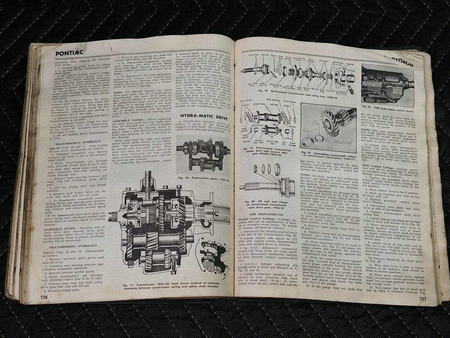 1952 Motors Auto Repair Manual Fifteenth Edition First Printing