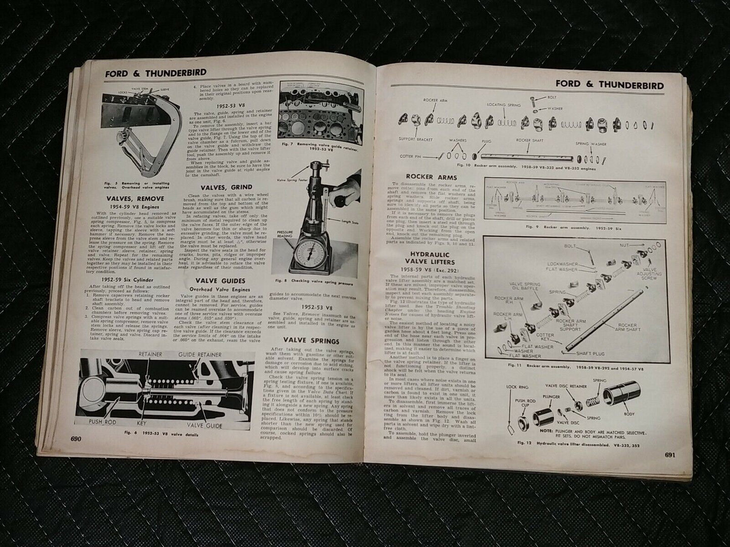 MOTOR'S Auto Repair Manual 1959 (2nd Printing) Covers 1952 - 1959 Models 22nd Ed