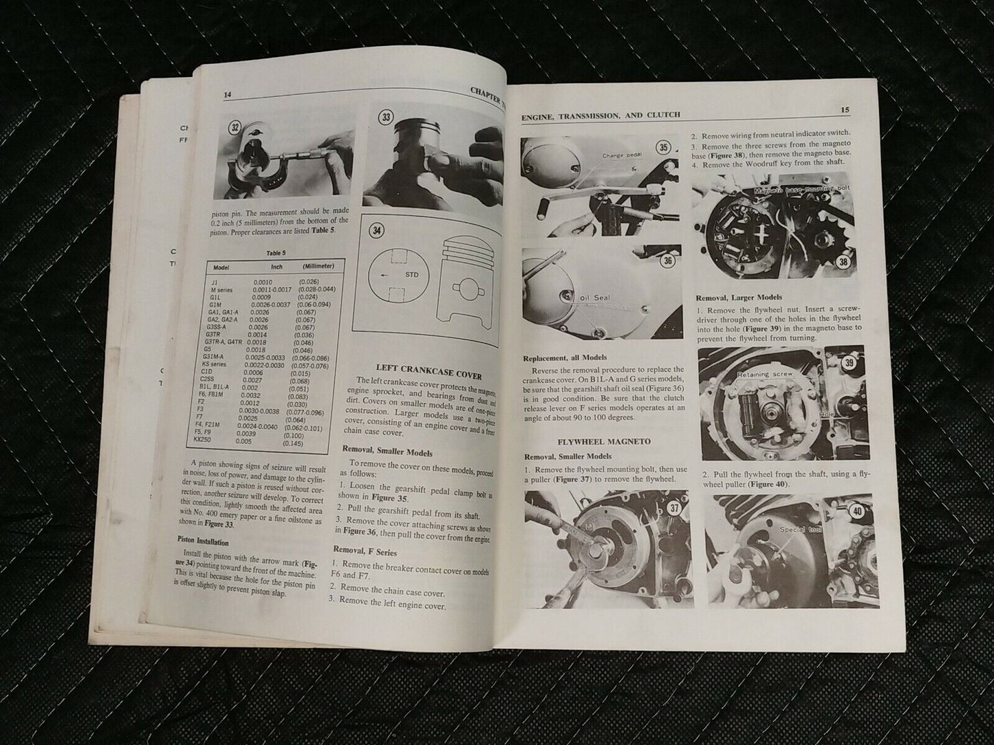 KAWASAKI Service Repair Handbook ~ Clymer ~ 90-350cc Singles 1966-1974