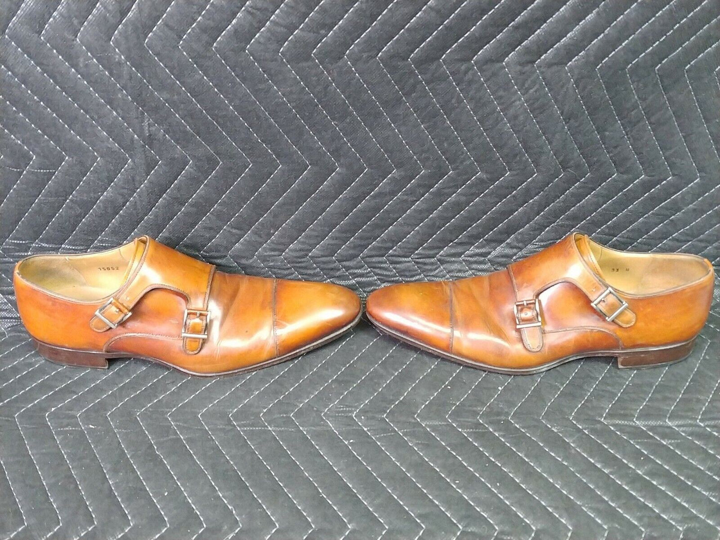 Magnanni Mens Casual Shoes 15052 Brown Buckle 8.5 Magnanni Mens Casual Shoes