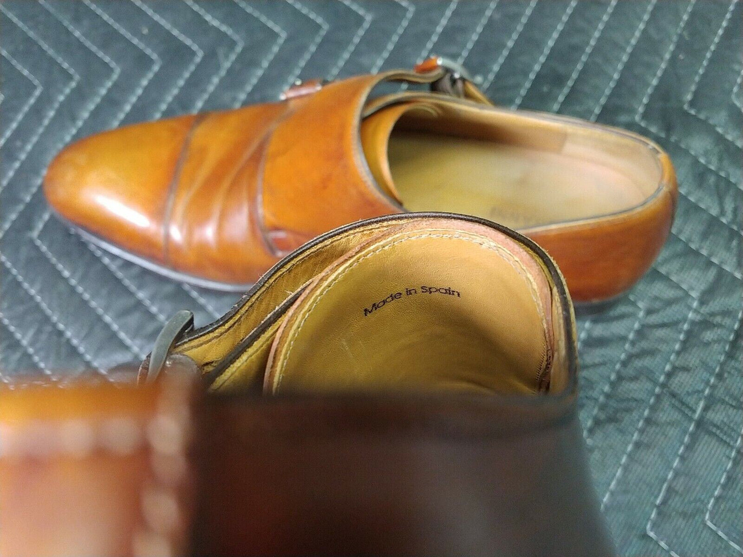 Magnanni Mens Casual Shoes 15052 Brown Buckle 8.5 Magnanni Mens Casual Shoes