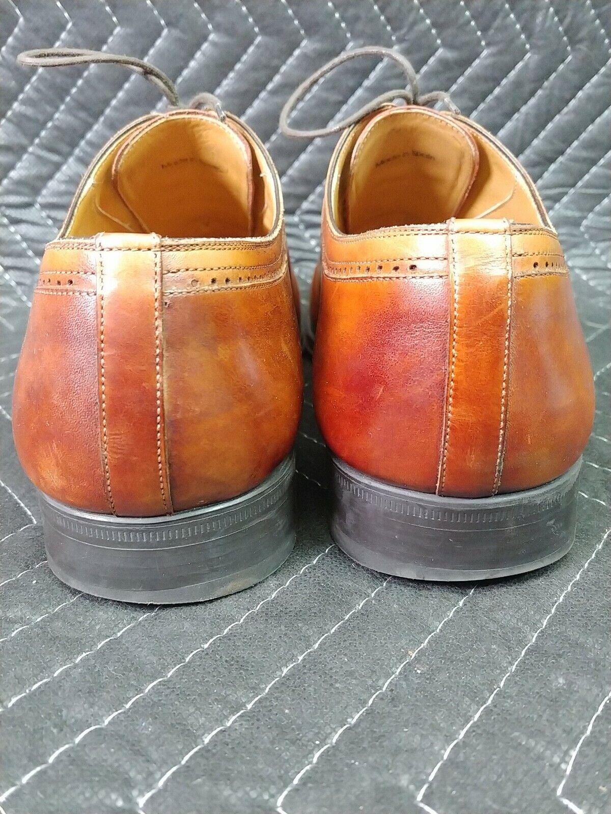 Magnanni Mens Shoes 9 US Brown Leather Cap Toe Oxfords 15080 42 EUR