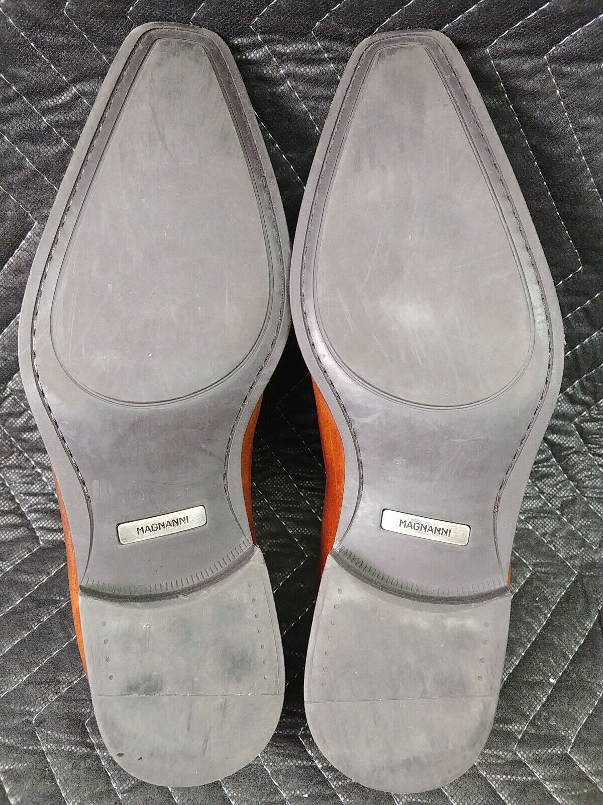 Magnanni Mens Shoes 9 US Brown Leather Cap Toe Oxfords 15080 42 EUR