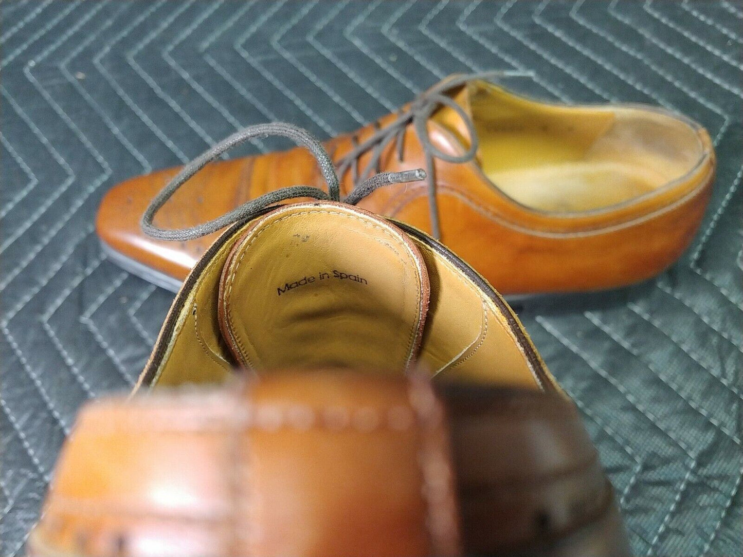 Magnanni Mens Shoes 9 US Brown Leather Cap Toe Oxfords 15080 42 EUR