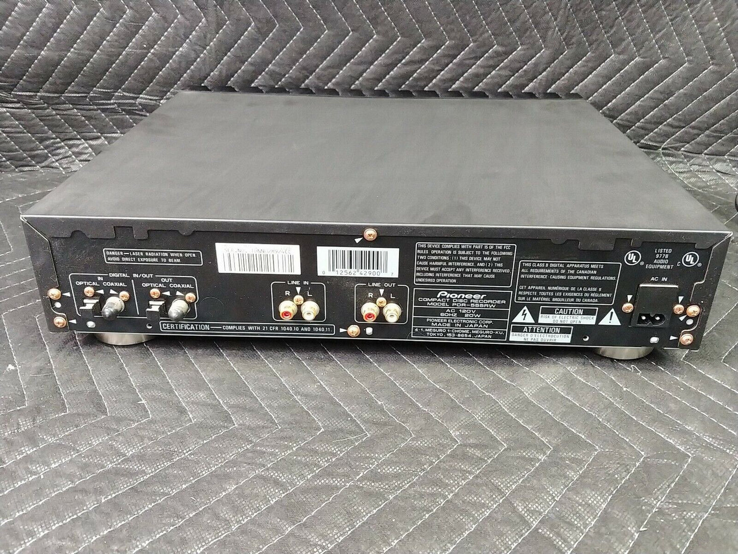 Pioneer PDR-555RW CD Digital Recording System