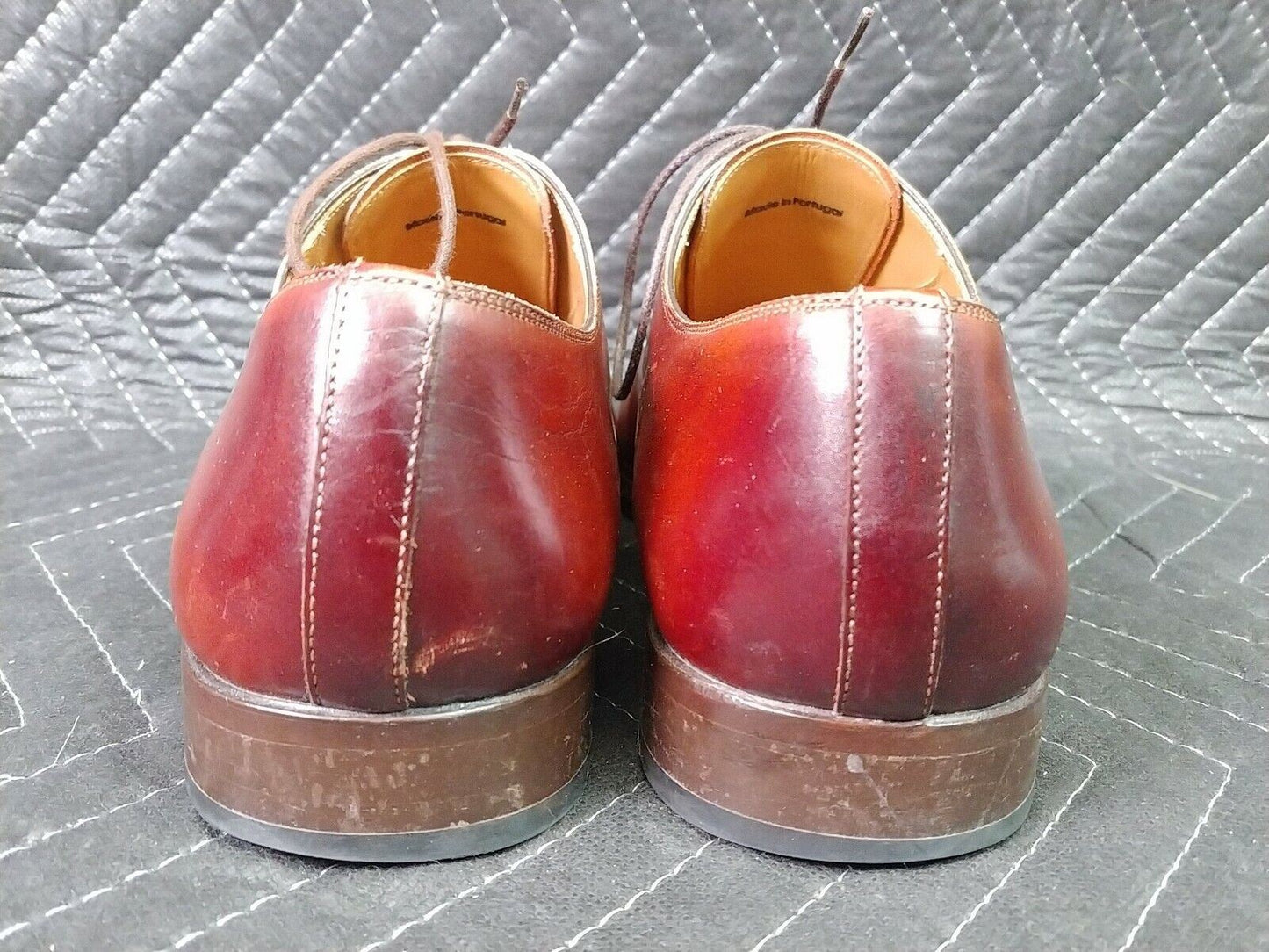 Magnanni Oxfords Size 9M 19398 EU42 Brown Handmade Leather