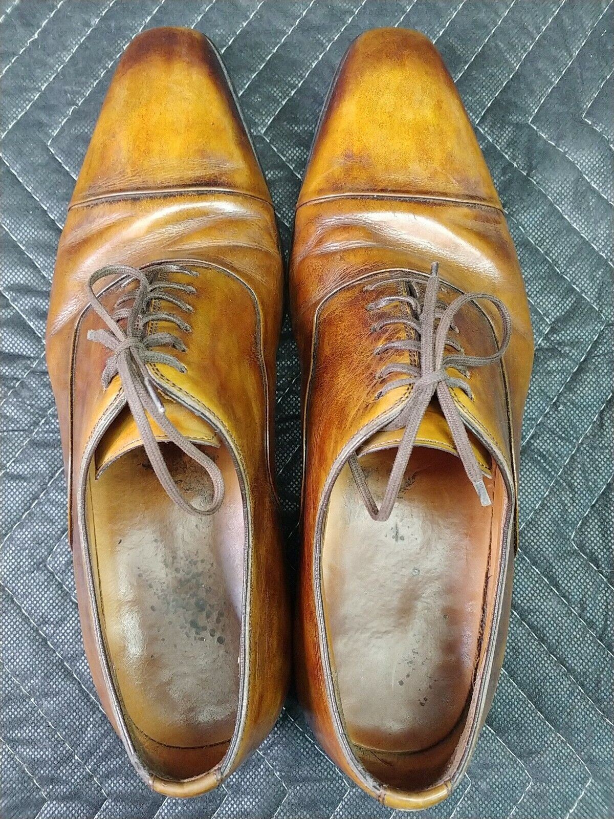 Magnanni Cap Toe Lace Up size 8-9 US (11676)