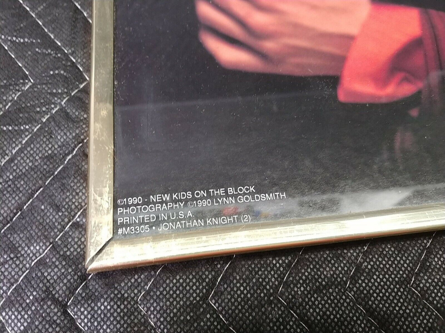 Vintage 1990 NEW KIDS ON THE BLOCK Poster: Jonathan Knight #M3305