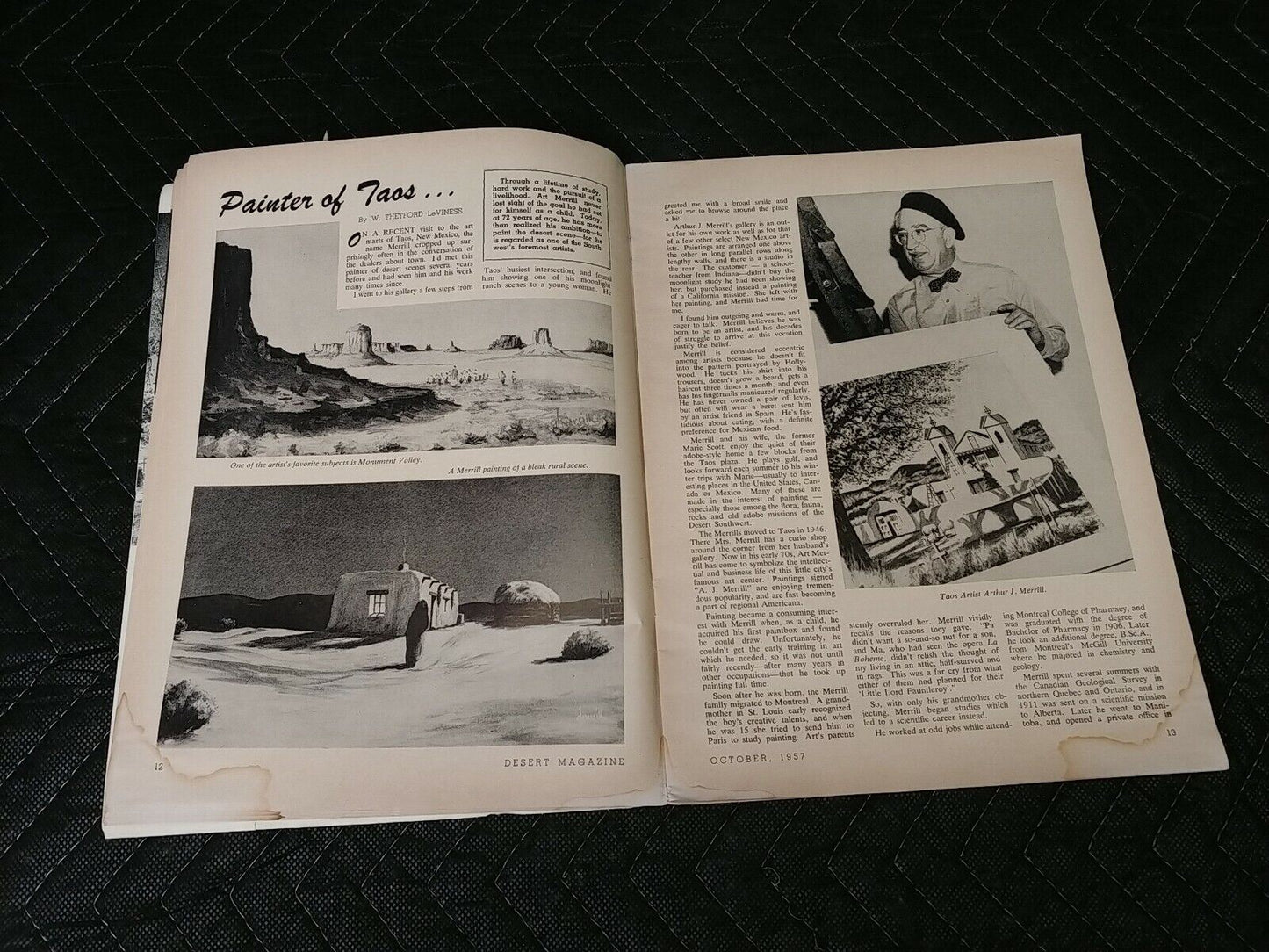 Vintage Desert Magazine October 1957