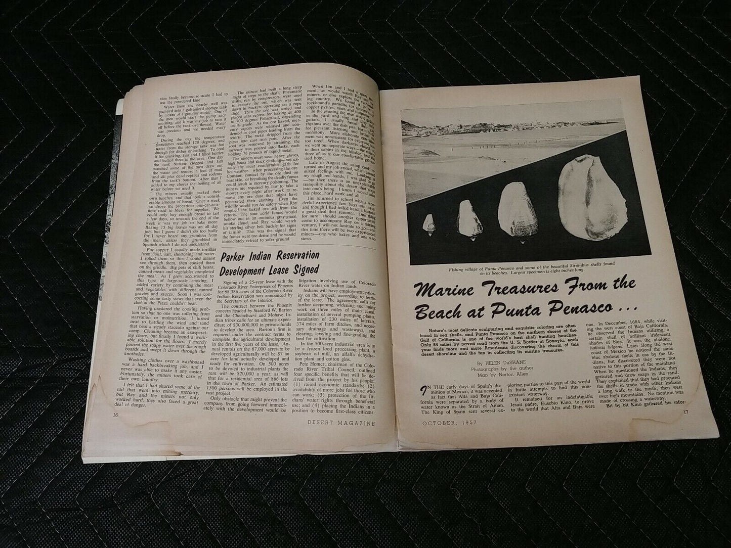 Vintage Desert Magazine October 1957