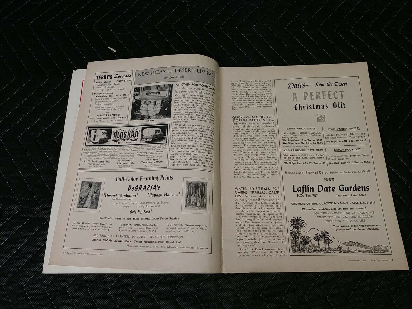 Vintage Desert Magazine December 1961