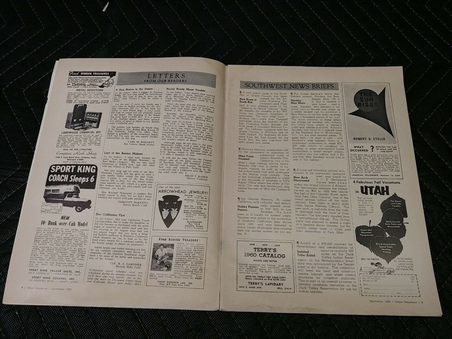 Vintage Desert Magazine September 1960