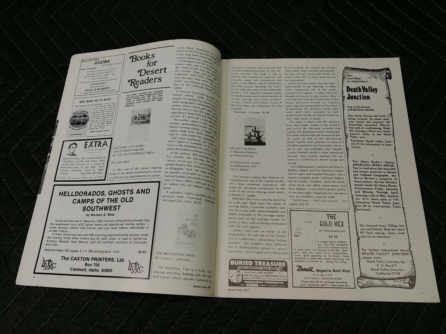 Vintage Desert Magazine July 1977