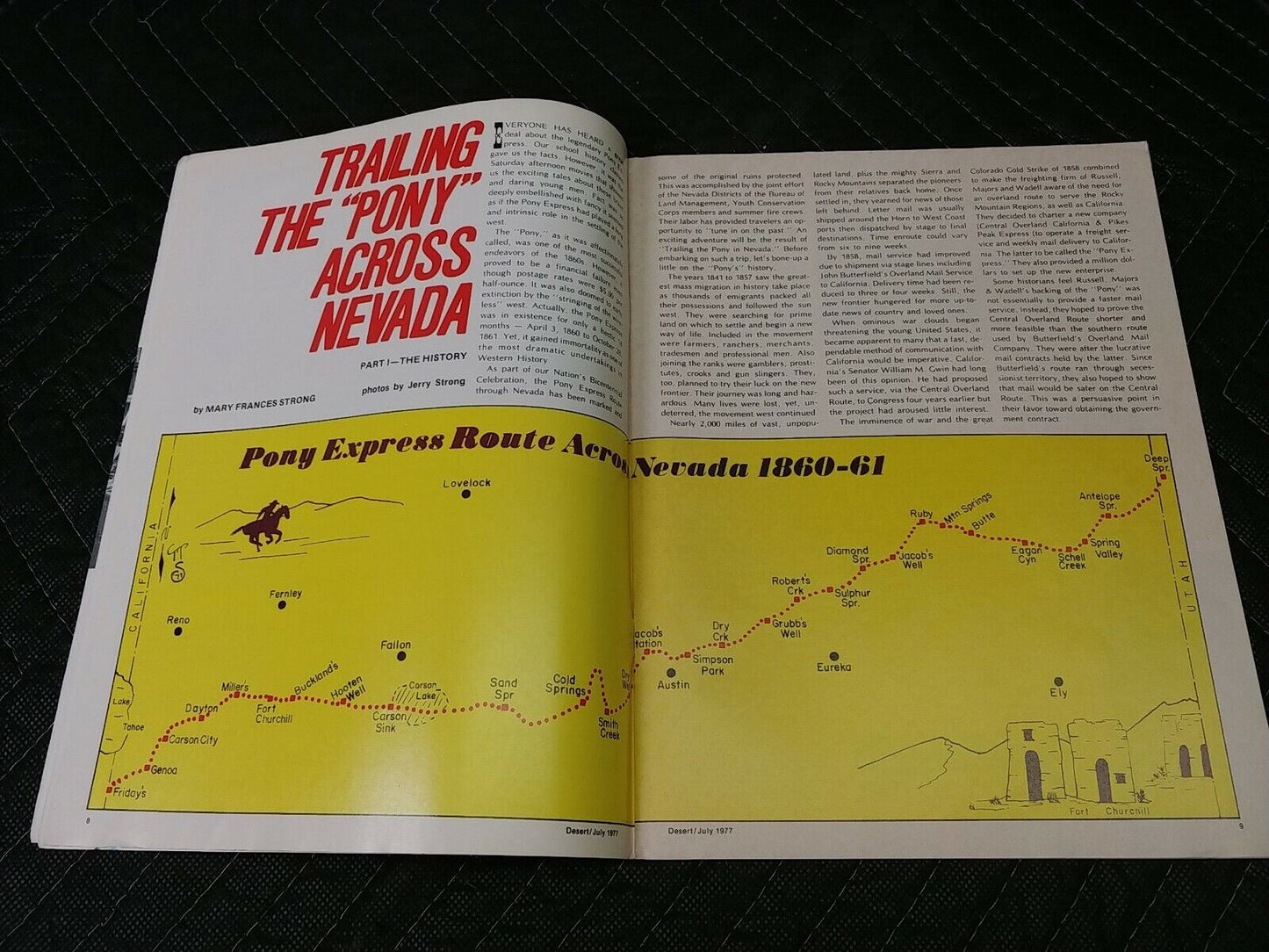 Vintage Desert Magazine July 1977