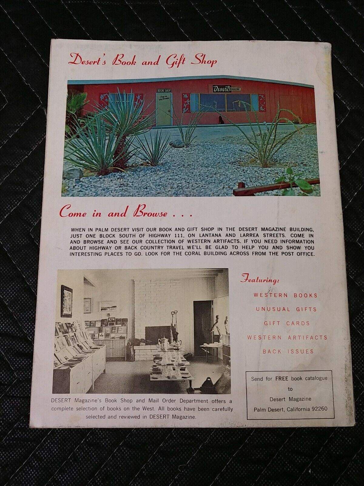 Vintage Desert Magazine January 1968