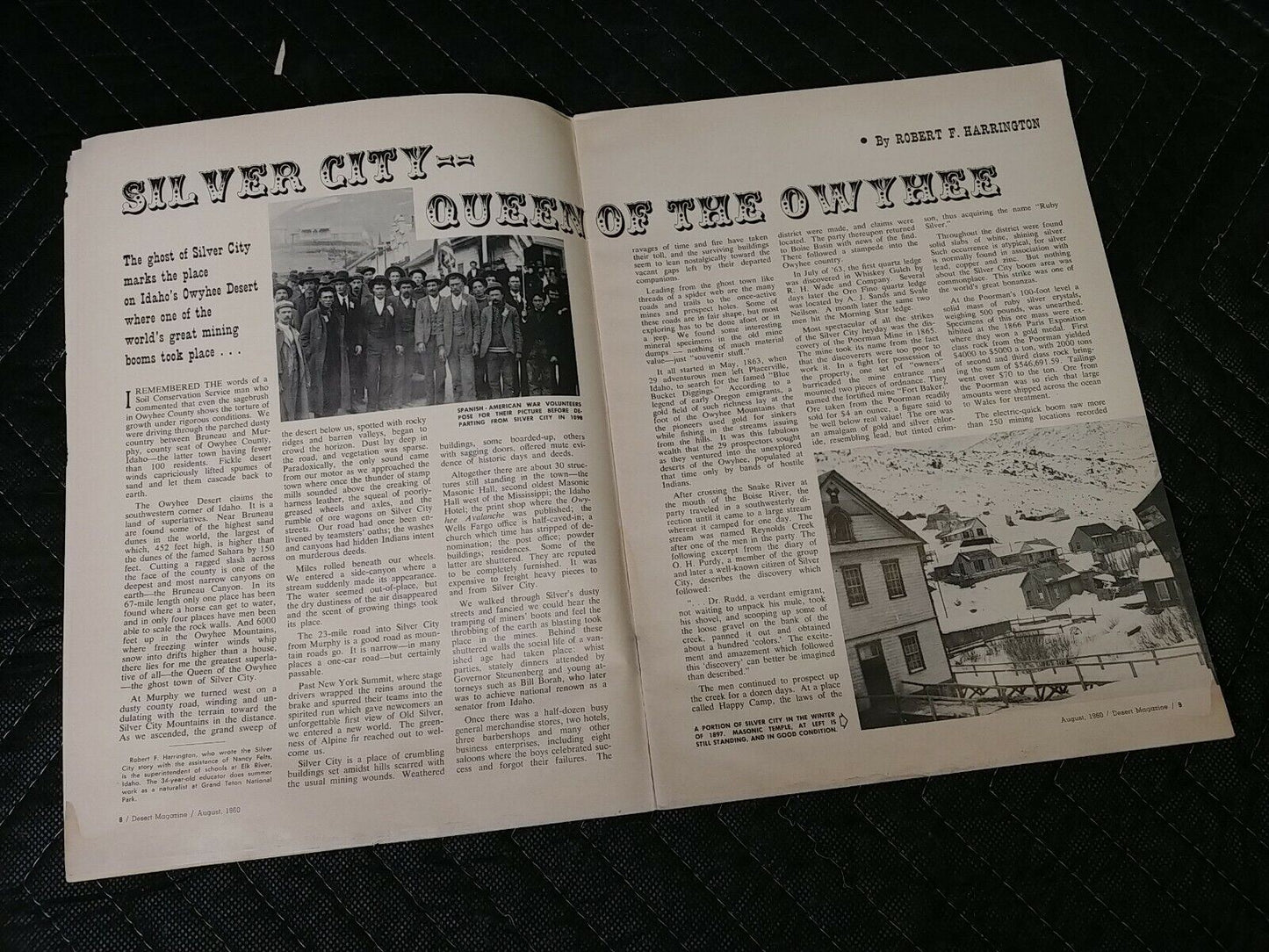 Vintage Desert Magazine August 1960