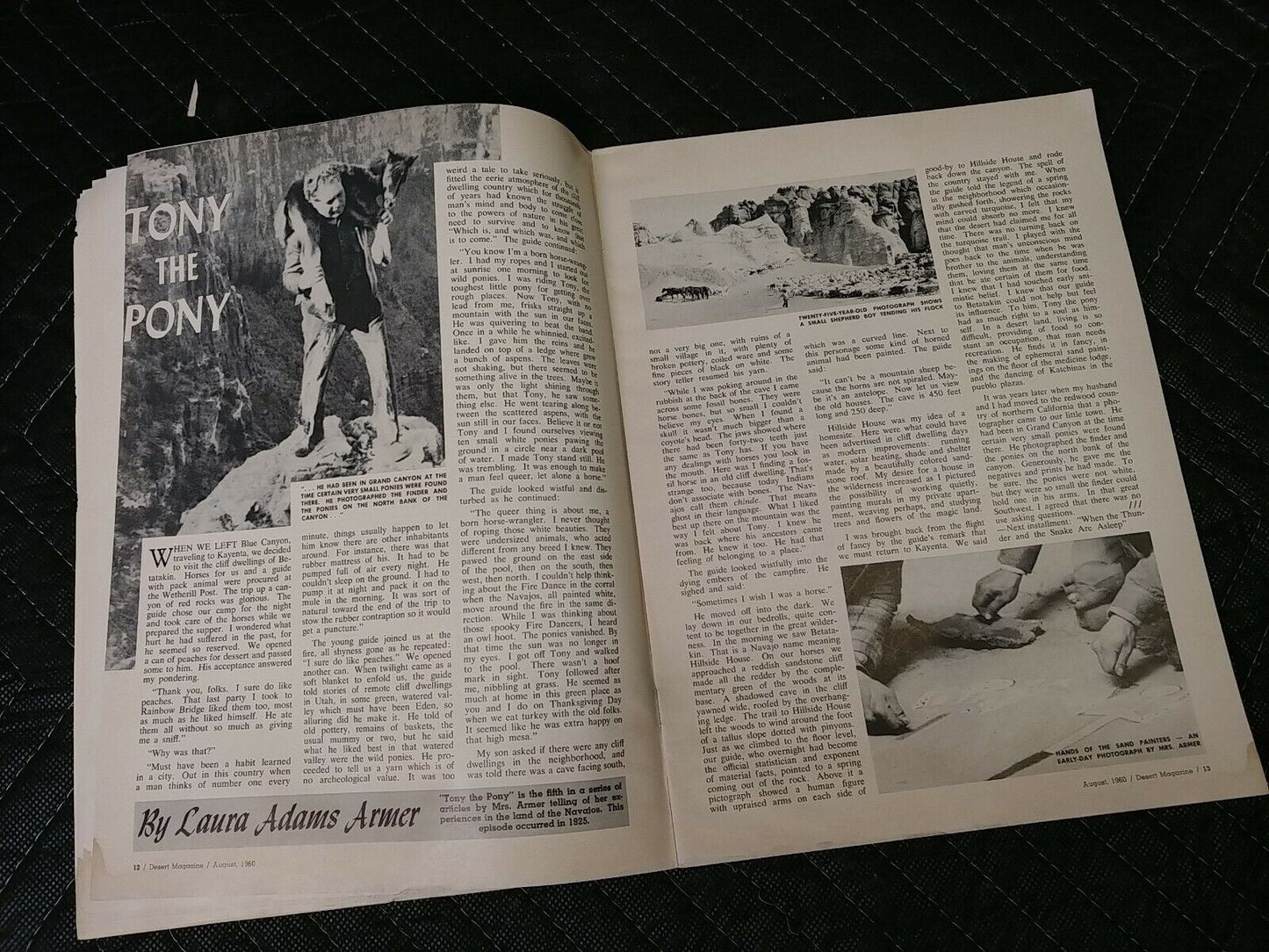 Vintage Desert Magazine August 1960