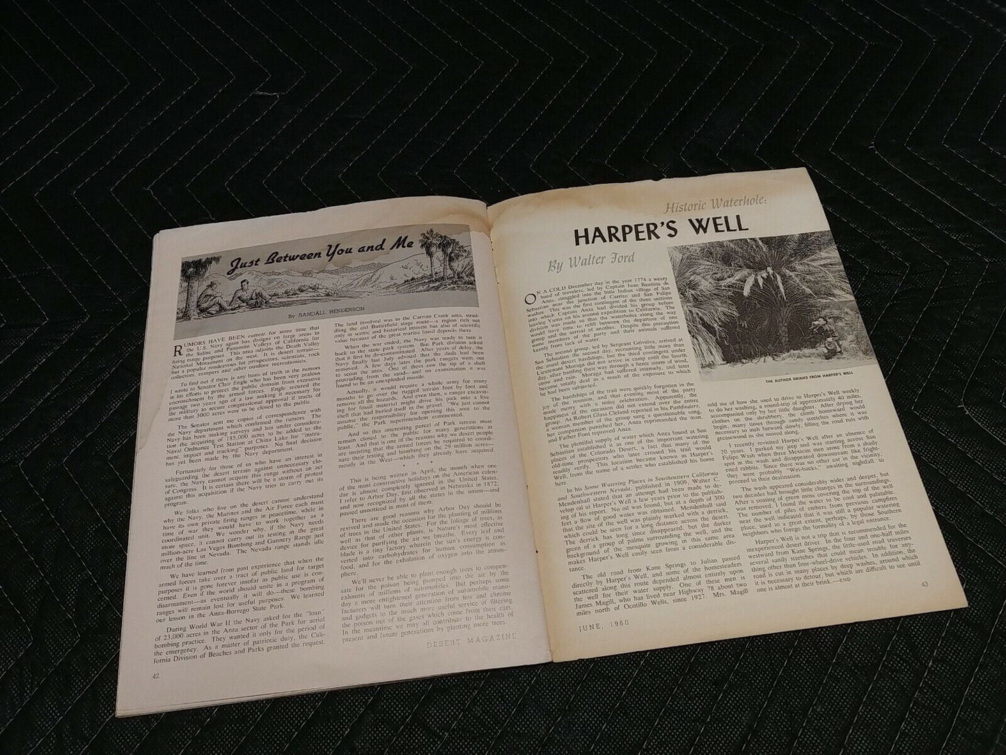 Vintage Desert Magazine June 1960