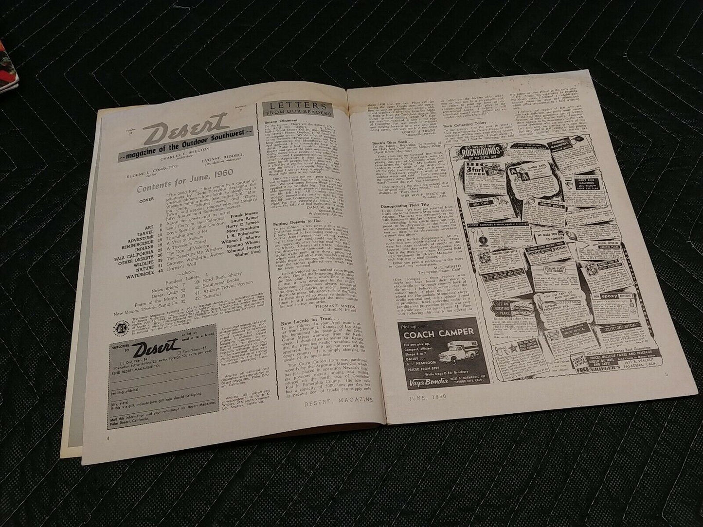 Vintage Desert Magazine June 1960