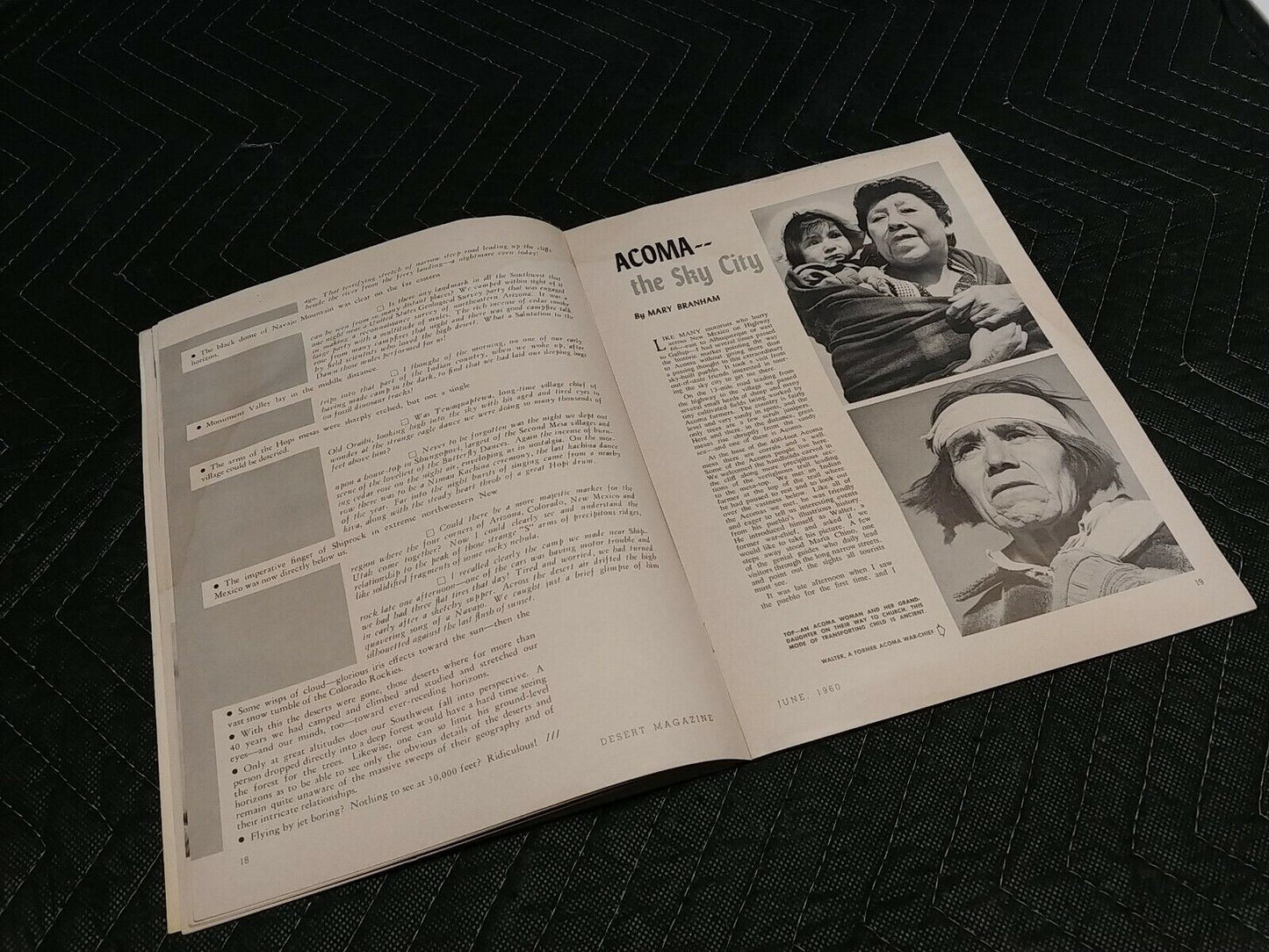 Vintage Desert Magazine June 1960