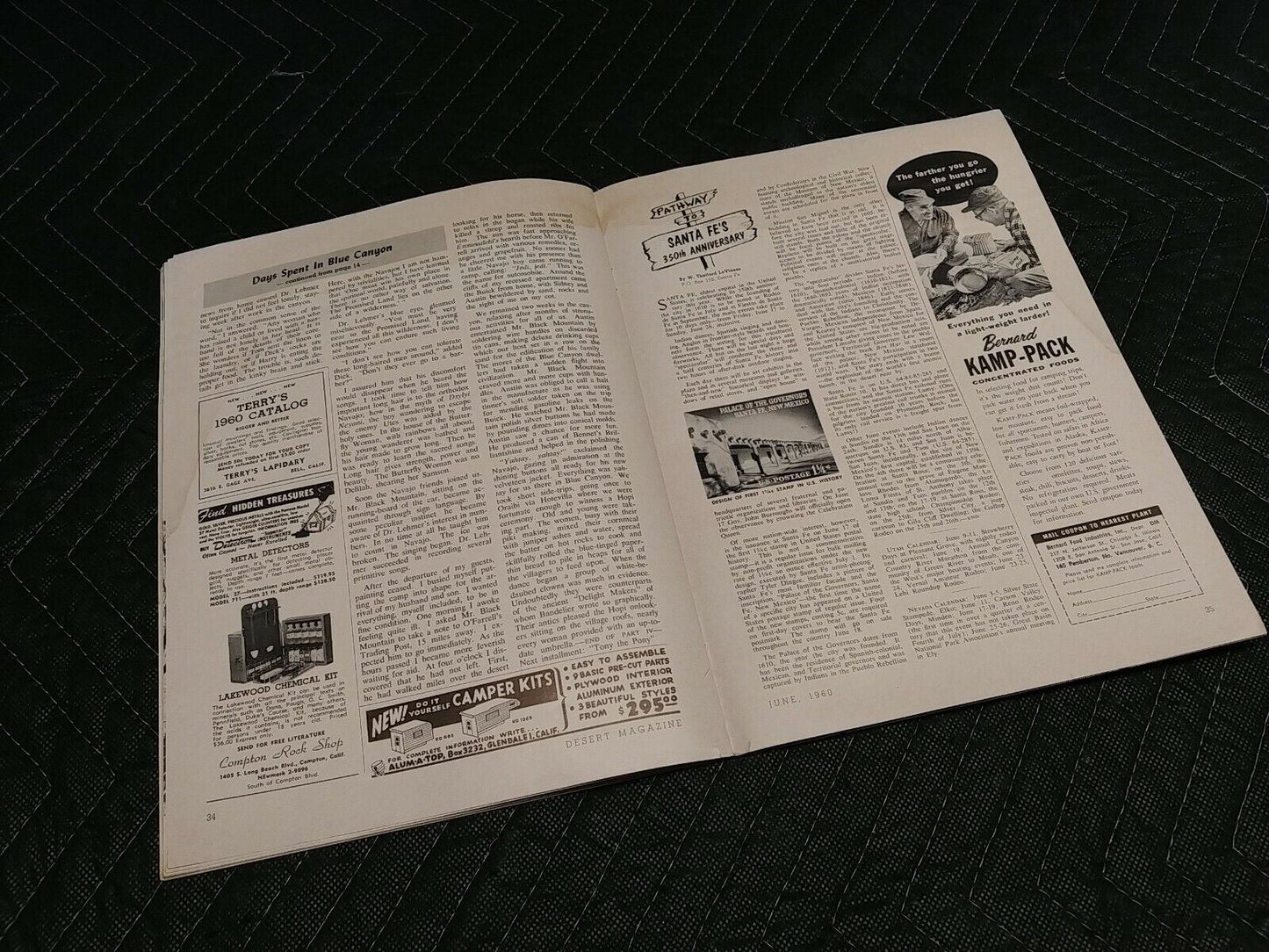 Vintage Desert Magazine June 1960