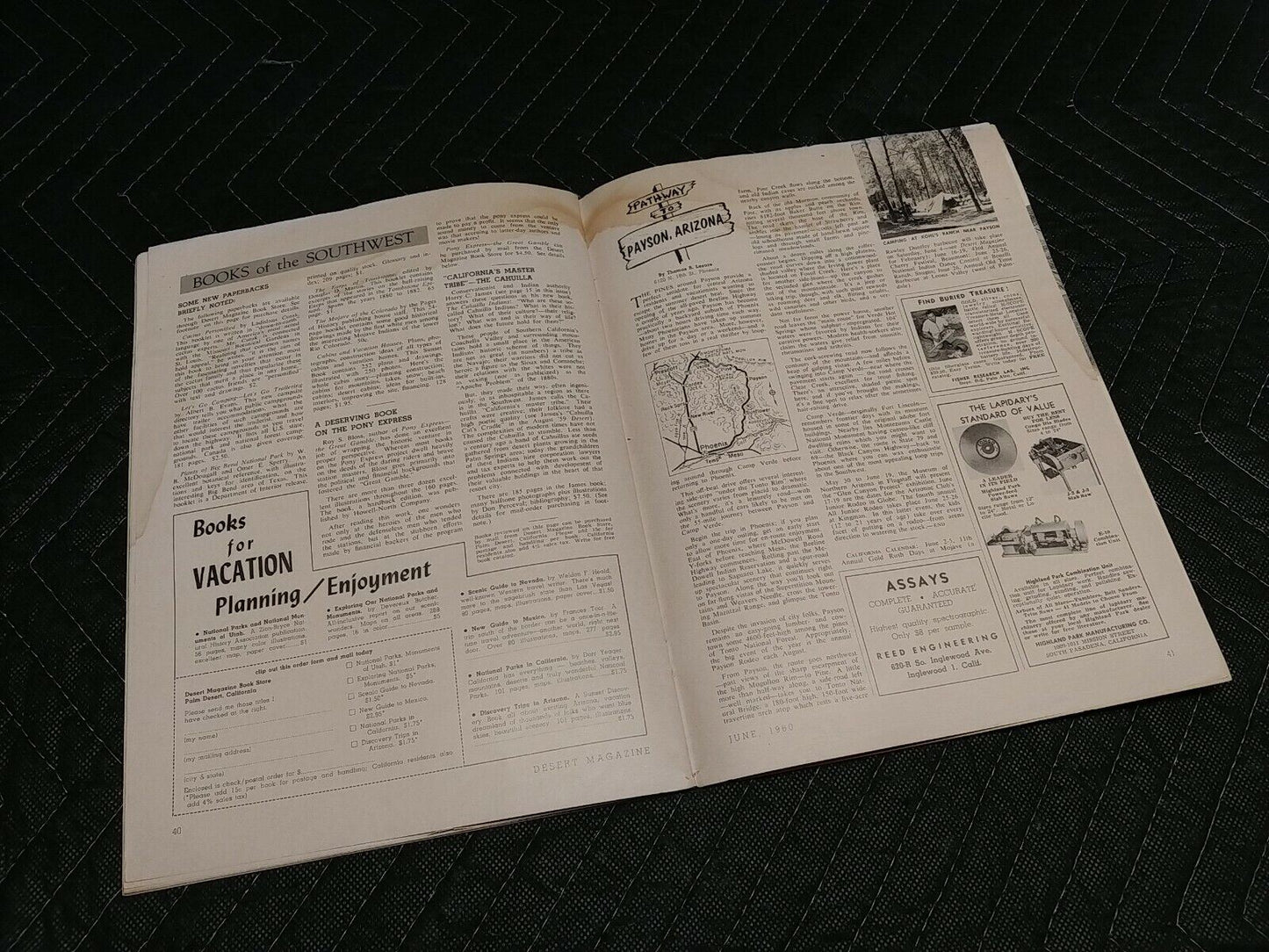 Vintage Desert Magazine June 1960