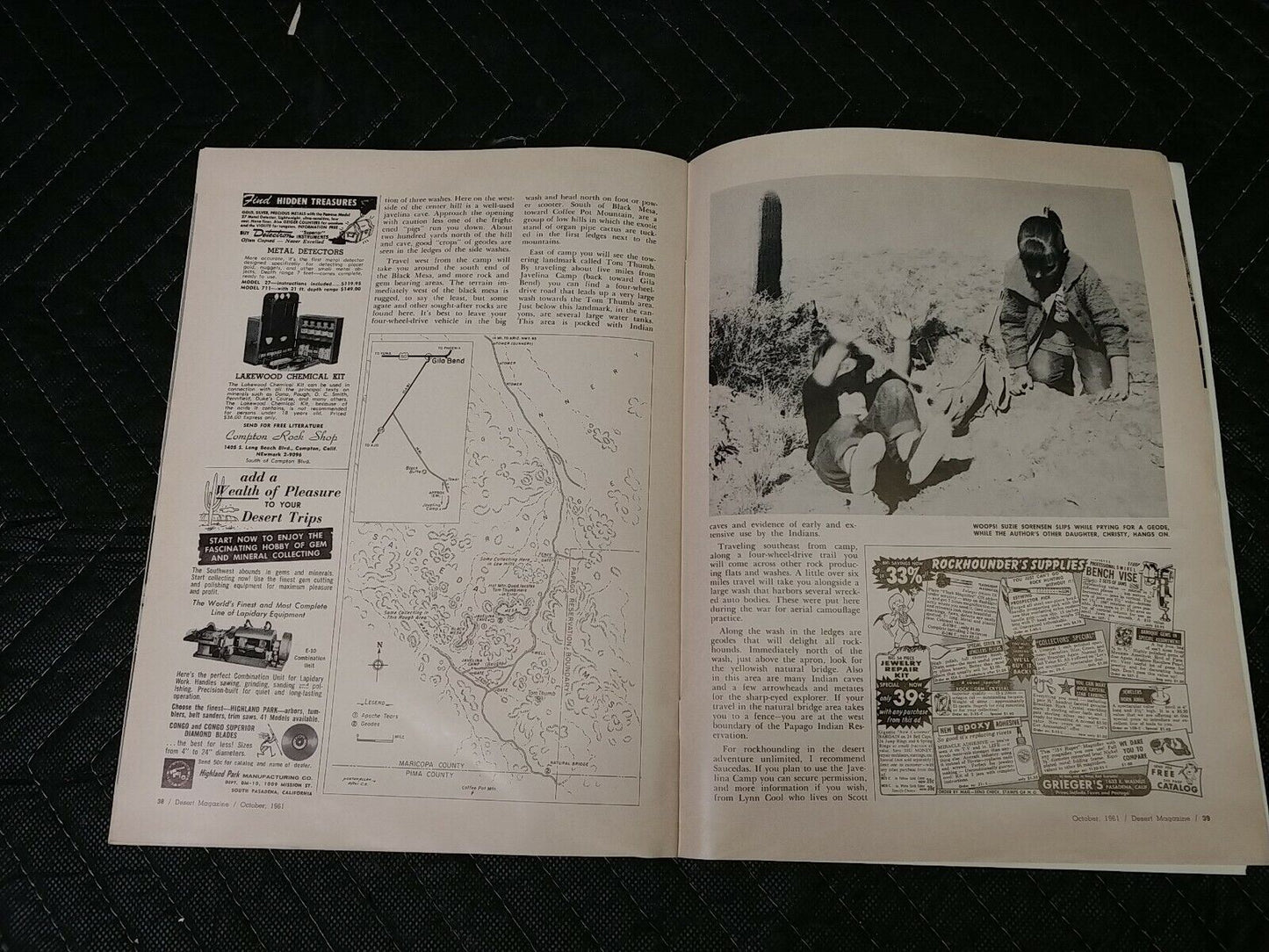 Vintage Desert Magazine October 1961