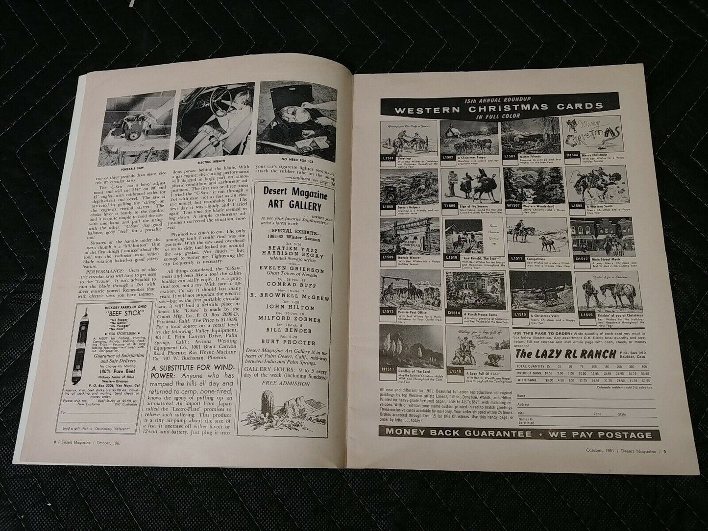 Vintage Desert Magazine October 1961