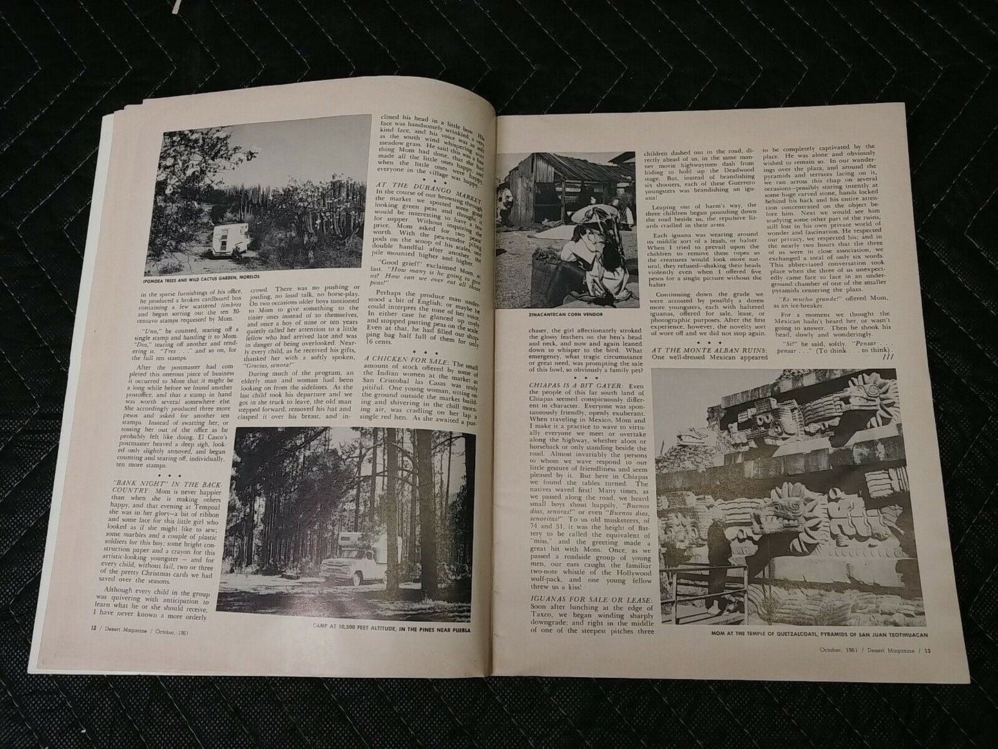Vintage Desert Magazine October 1961