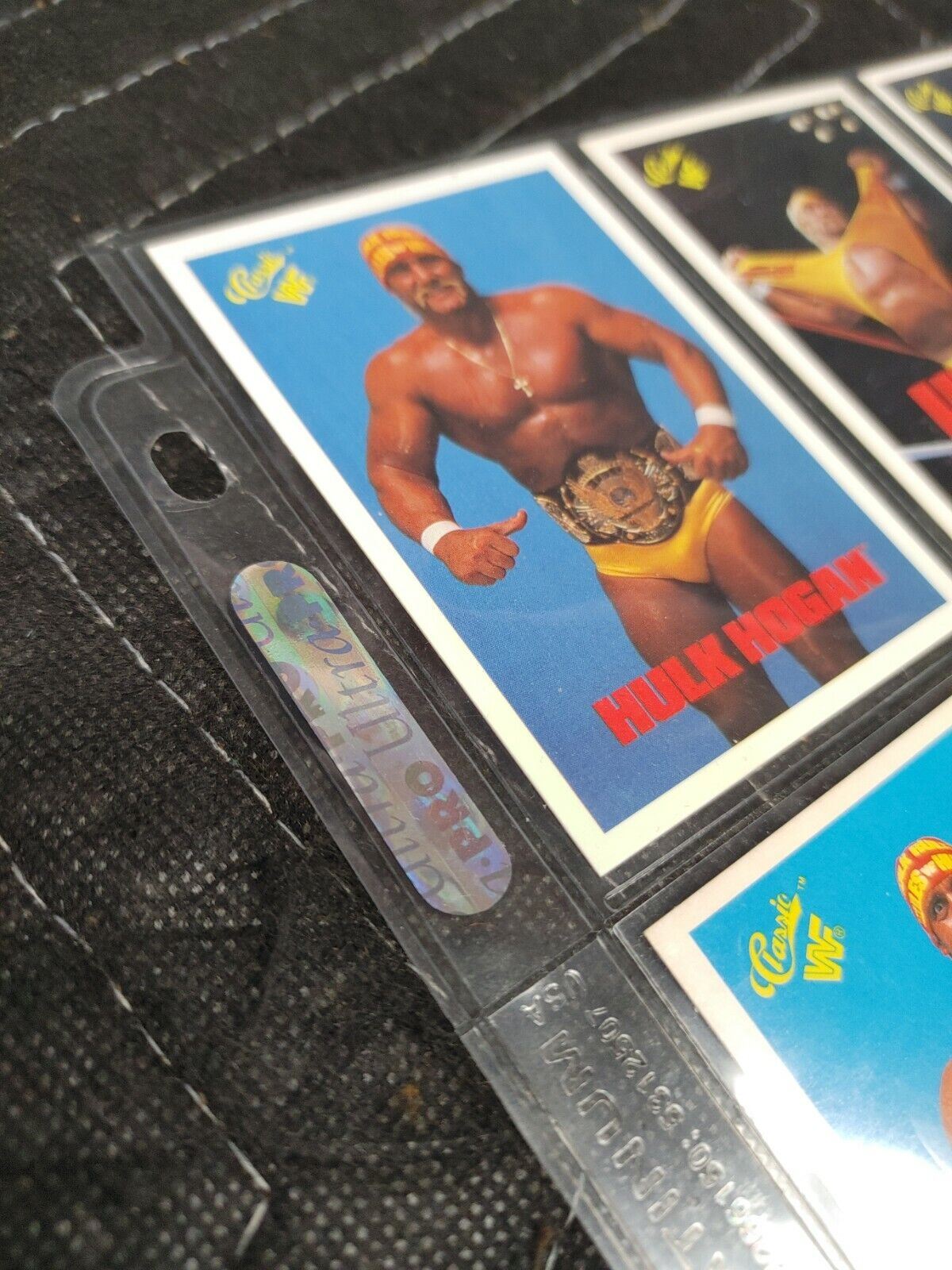 Lot of 9 1990 CLASSIC HULK HOGAN & ANDRE THE GIANT WWF CARDS