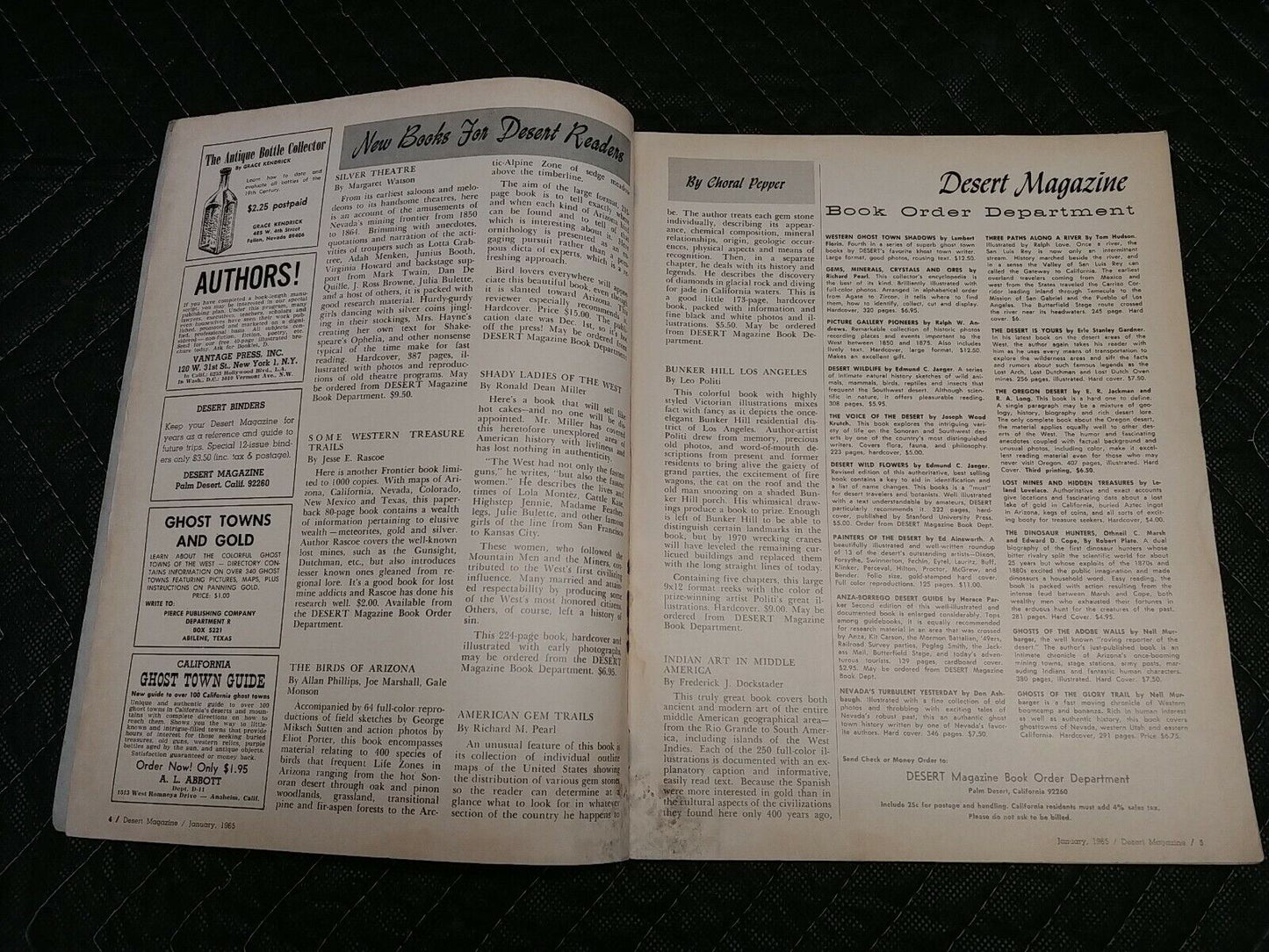 Vintage Desert Magazine January 1965