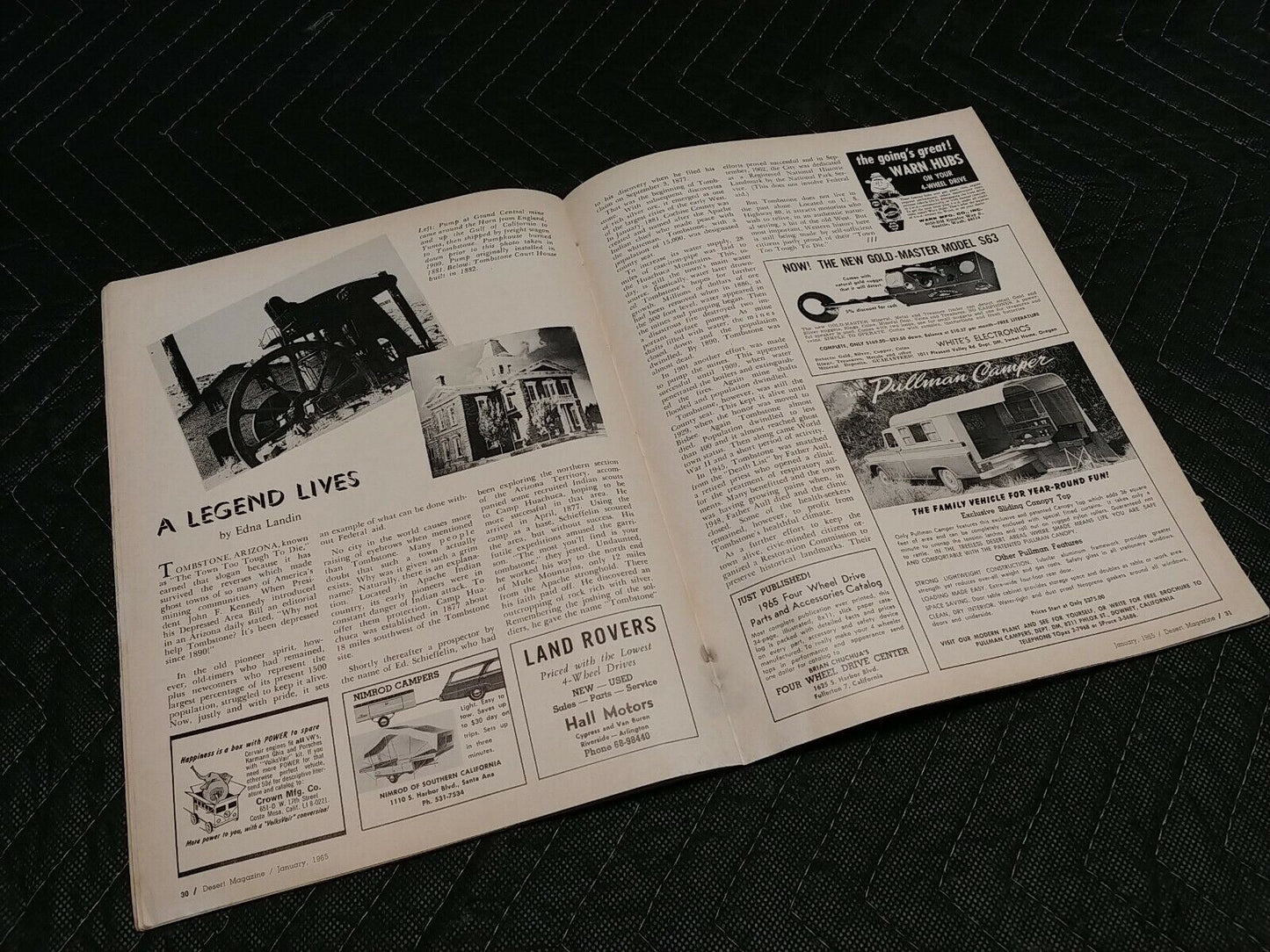 Vintage Desert Magazine January 1965
