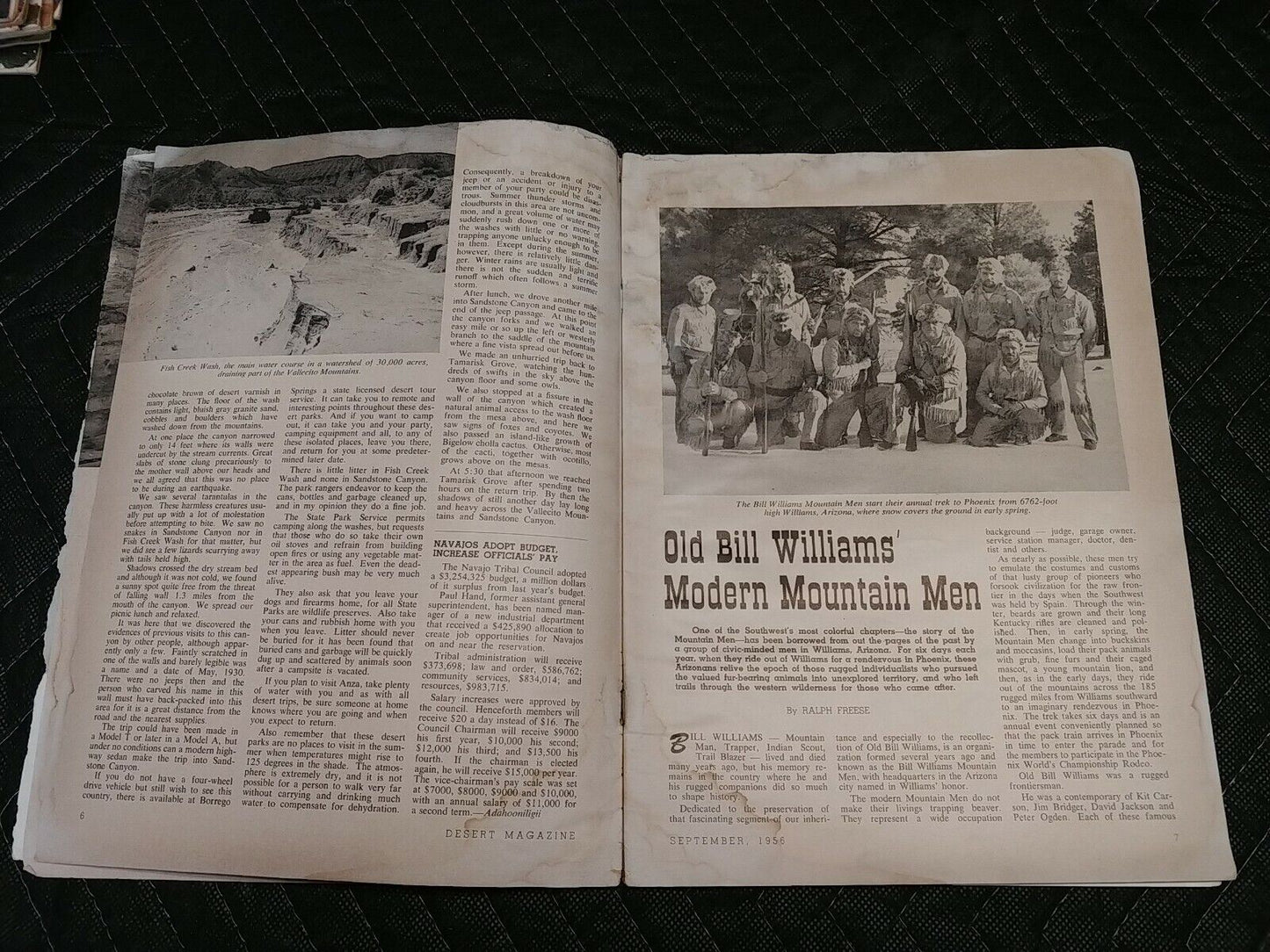 Vintage Desert Magazine September 1956