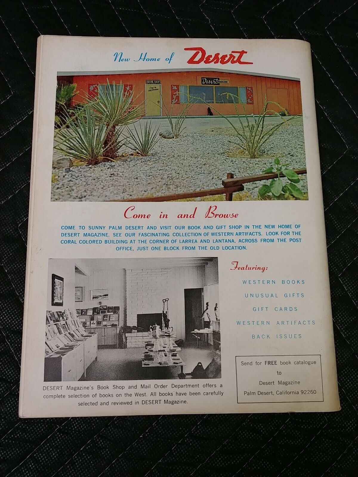 Vintage Desert Magazine January 1966