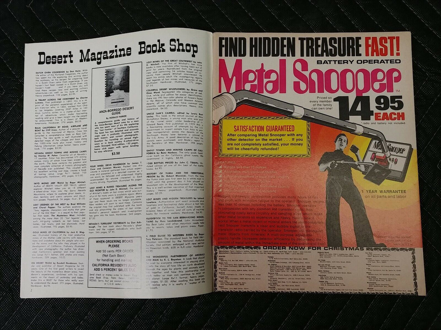 Vintage Desert Magazine December 1970