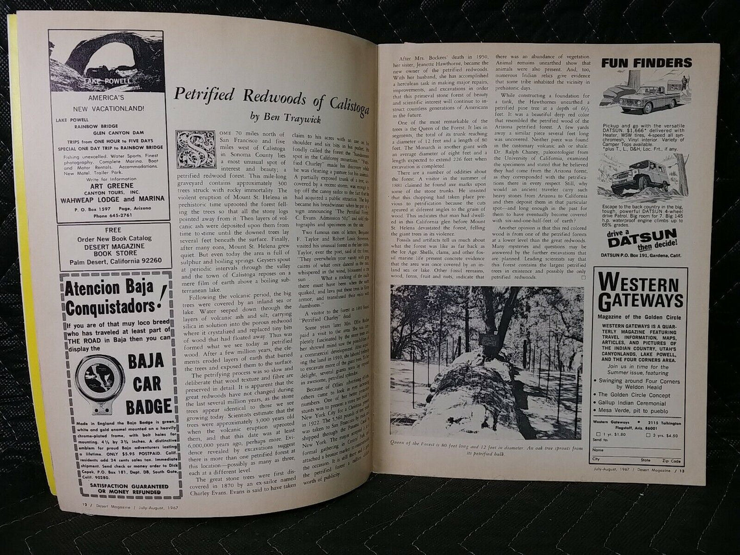 Vintage Desert Magazine July/August 1967