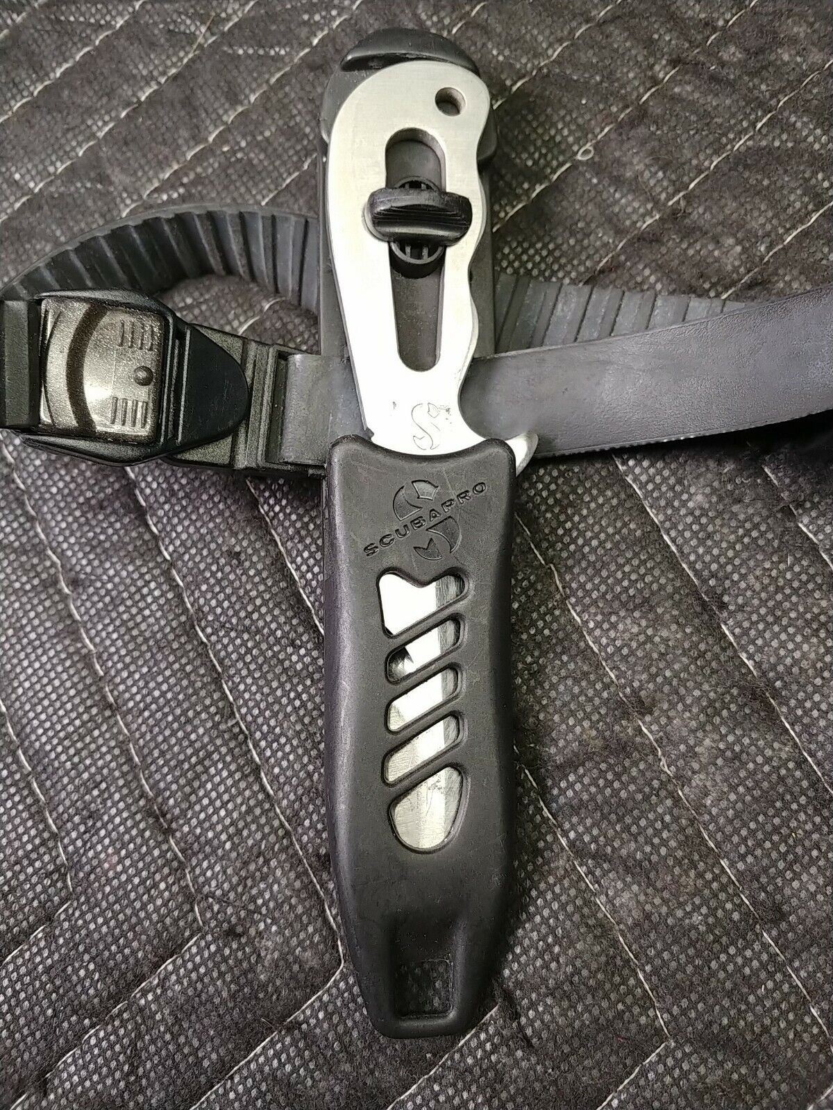 ScubaPro Stainless Steel K3 snub nose Dive Knife with Sheath