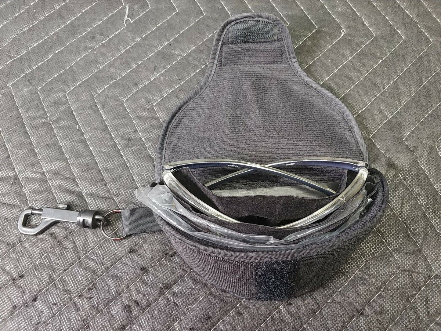 Vintage Quattro Silver Interchangeable Lenses Biking Sports Sunglasses