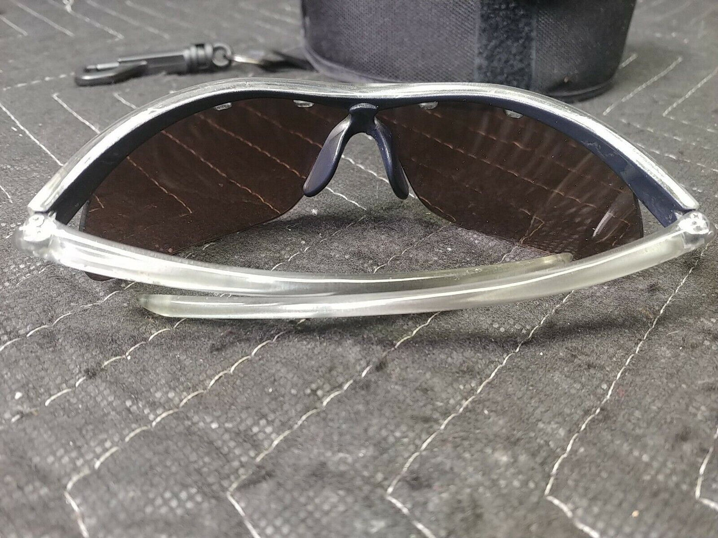 Vintage Quattro Silver Interchangeable Lenses Biking Sports Sunglasses