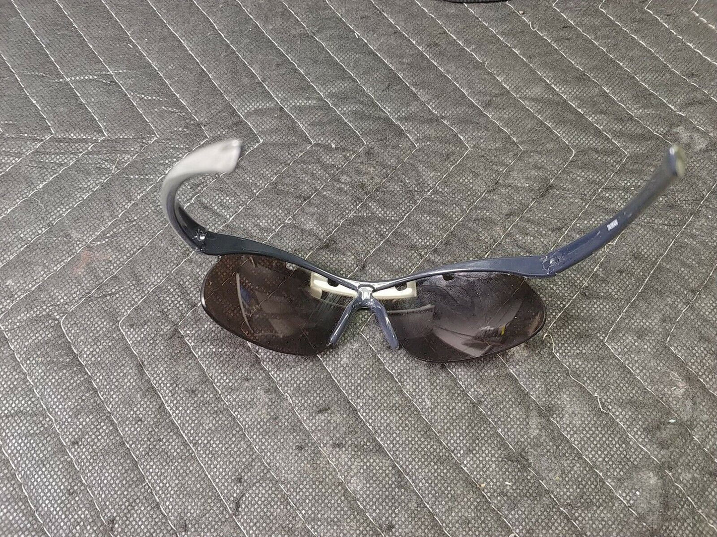 Vintage Quattro Silver Interchangeable Lenses Biking Sports Sunglasses