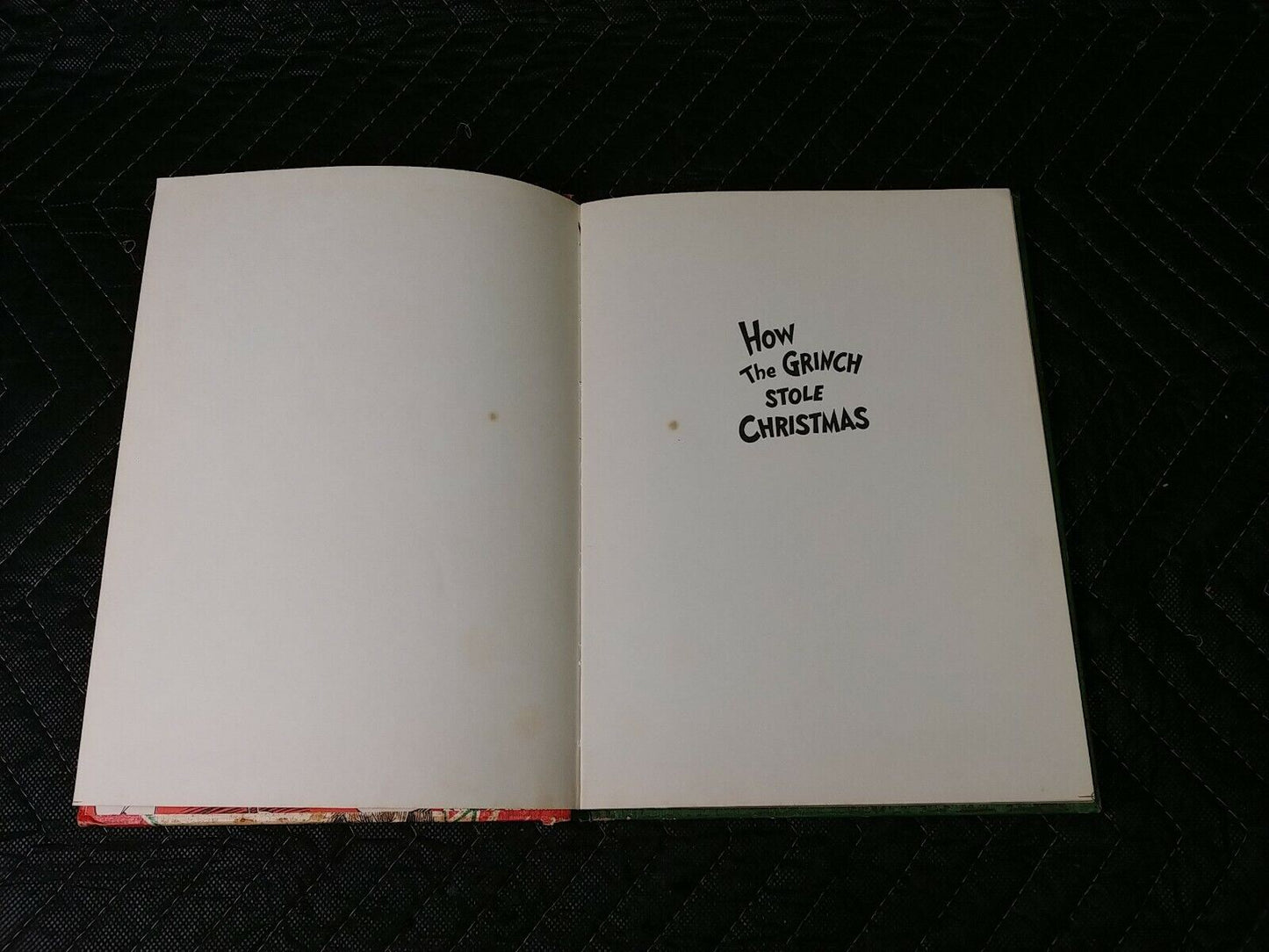 Dr Seuss 1957 How The Grinch Stole Christmas First Edition Hardcover